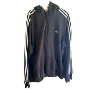 Black Adidas Hoodfie full zip size 2xl‎